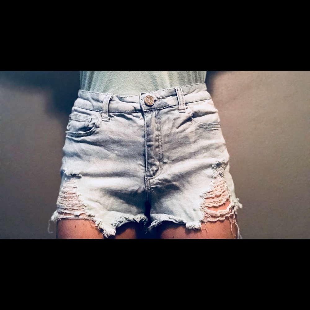 BOOM BOOM Distressed Jean Shorts Sz. 9